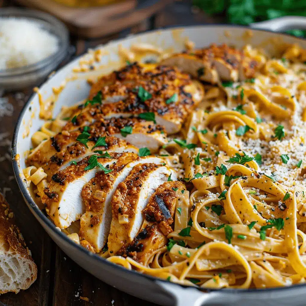 Cajun Chicken Pasta preparation steps