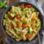 chicken pasta salad - featured image