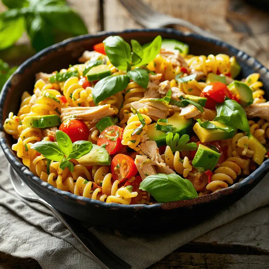 chicken pasta salad preparation steps