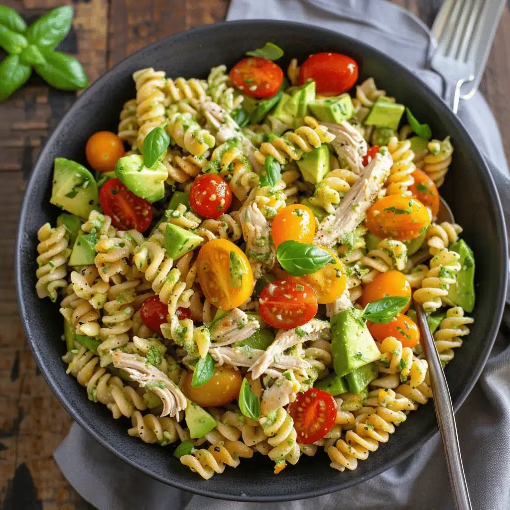 chicken pasta salad - featured image