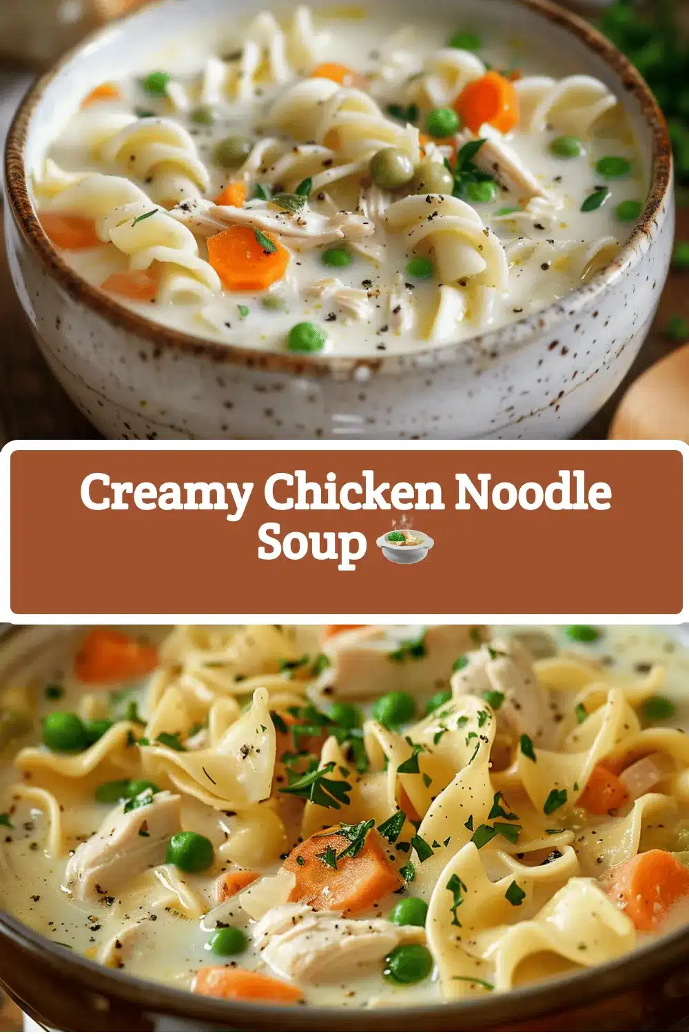 creamy chicken noodle soup recipe
