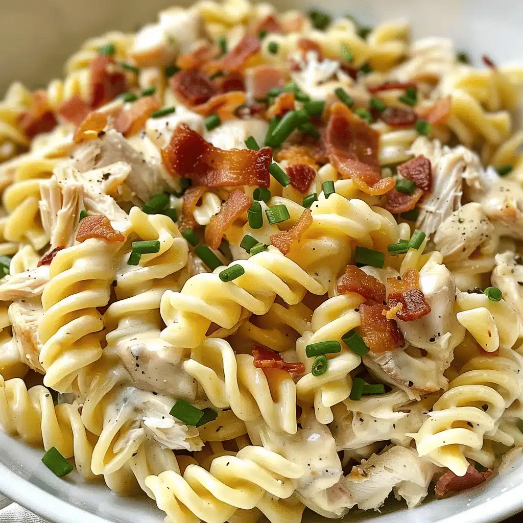 Easy Chicken Bacon Ranch Pasta - featured image