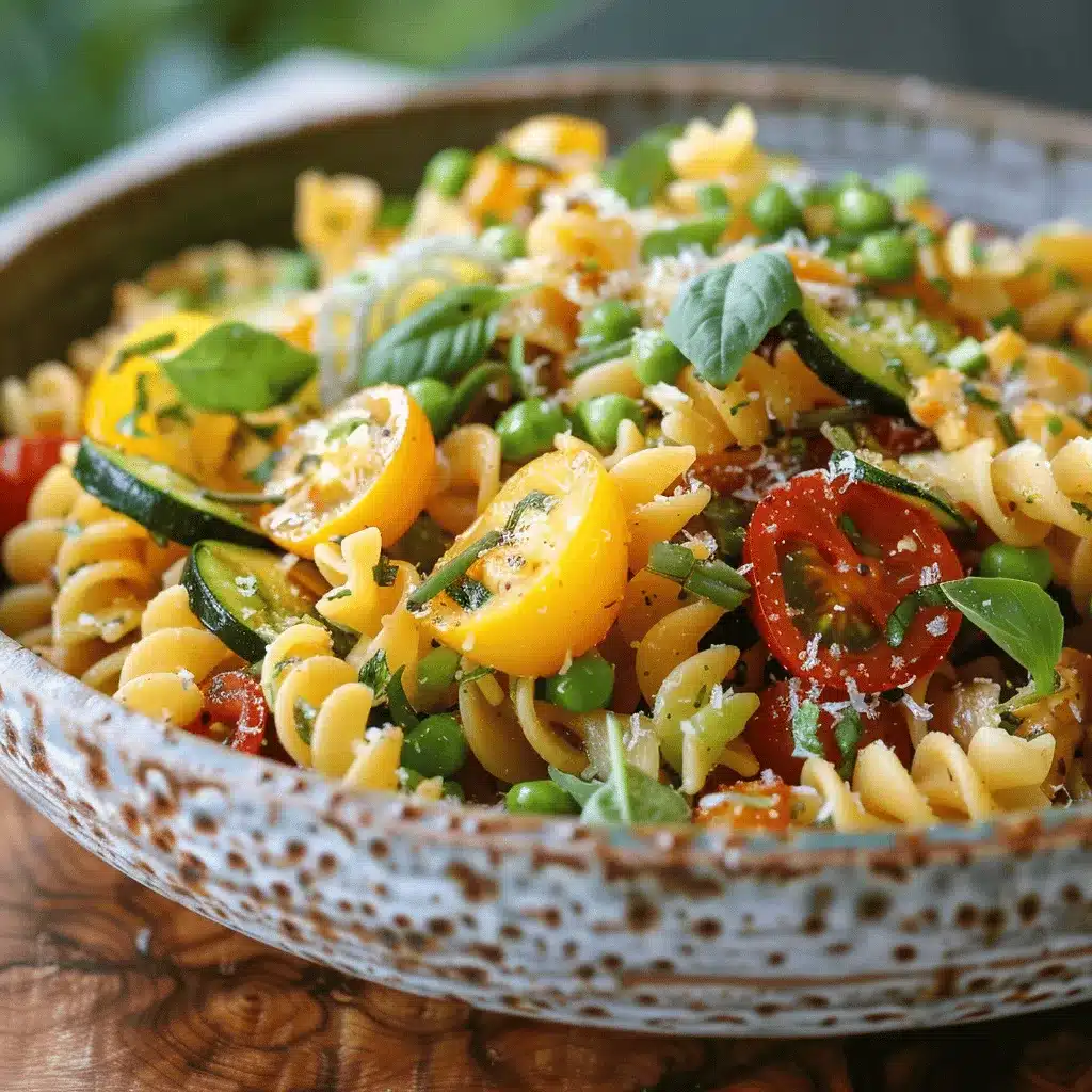 Summer Garden Pasta preparation steps