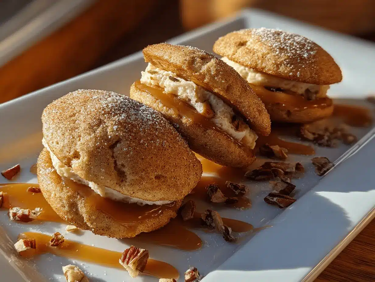 apple cider whoopie pie cookies preparation steps
