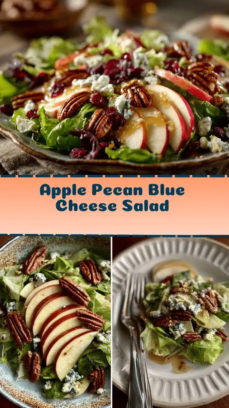apple pecan blue cheese salad recipe