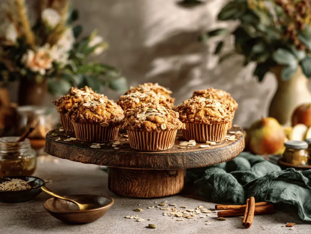apple pumpkin streusel muffins - featured image