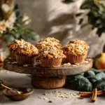 apple pumpkin streusel muffins - featured image