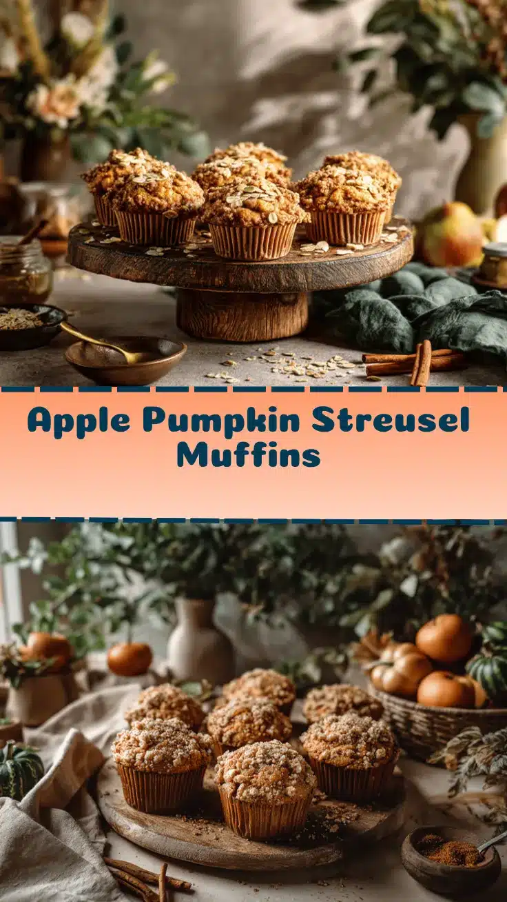 apple pumpkin streusel muffins recipe