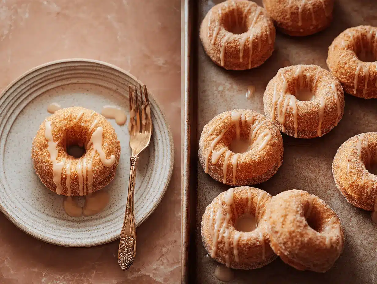 baked pumpkin donuts preparation steps
