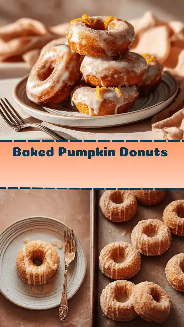 baked pumpkin donuts recipe