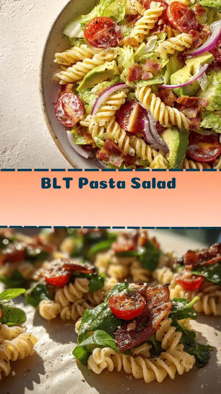 BLT pasta salad recipe