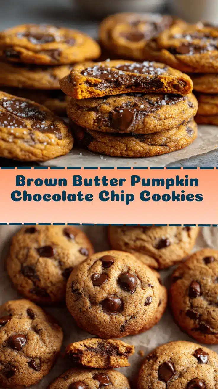 brown butter pumpkin chocolate chip cookies recipe