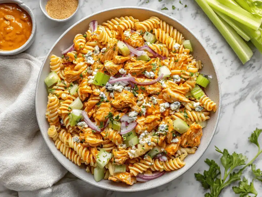 Buffalo Chicken Pasta Salad - featured image