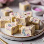 cake batter fudge - featured image