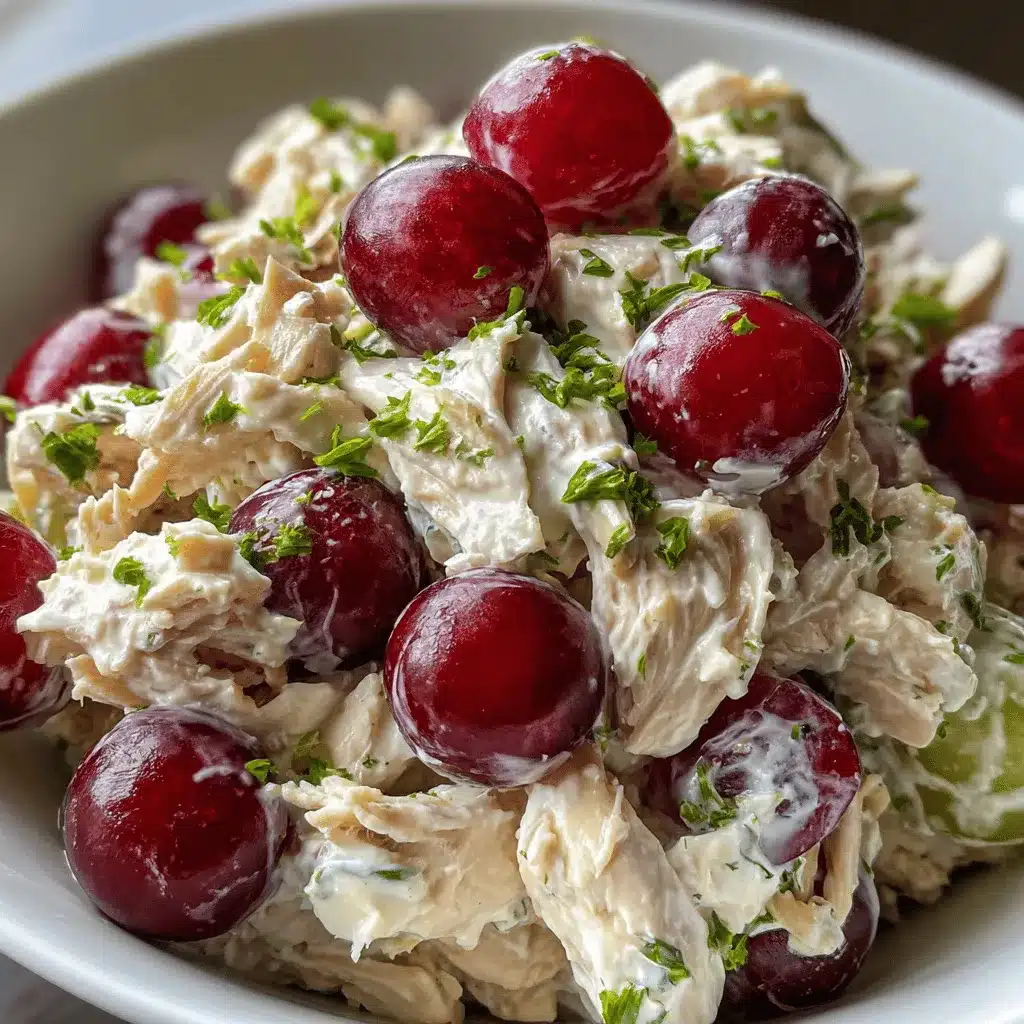 chicken salad with grapes preparation steps