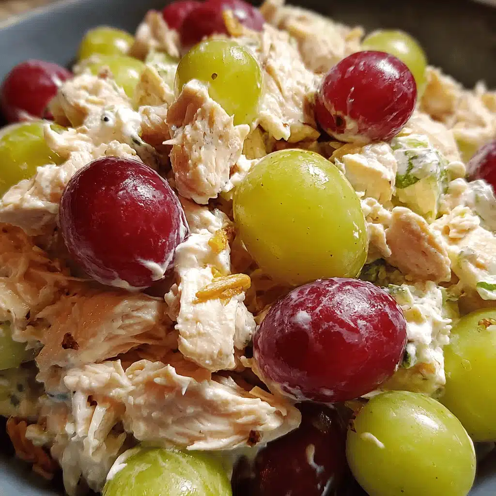 chicken salad with grapes - featured image
