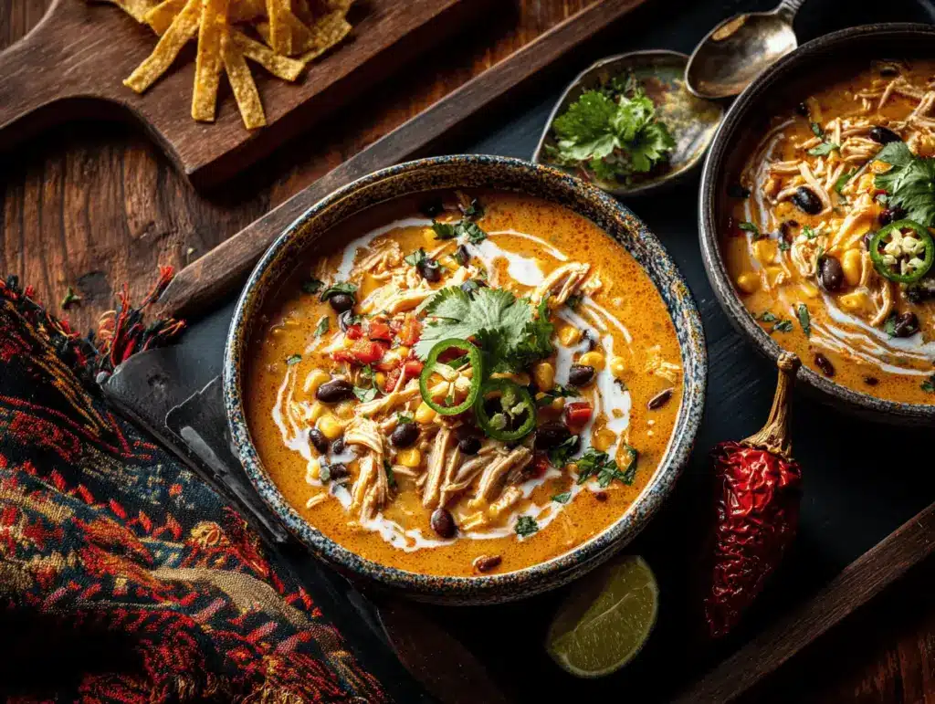 chicken taco soup - featured image