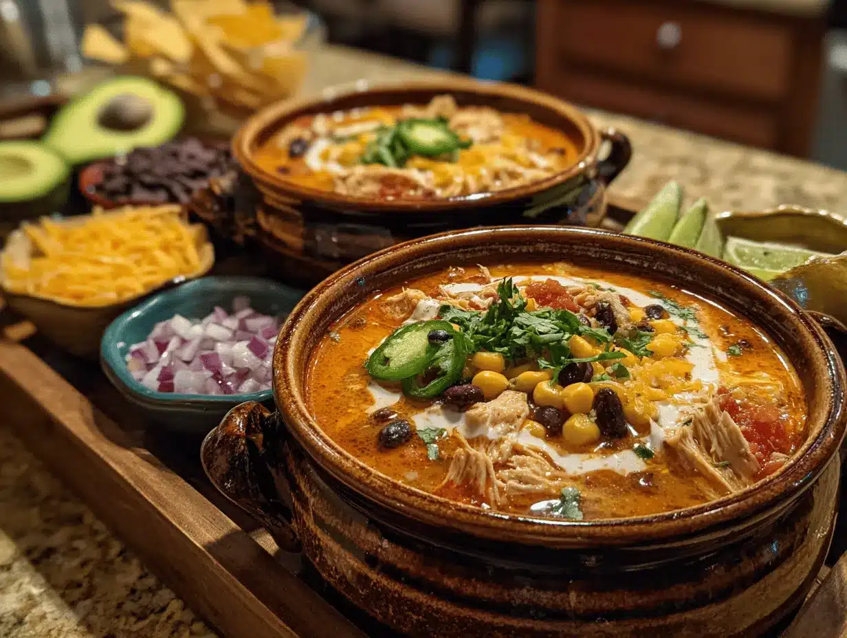 chicken taco soup preparation steps