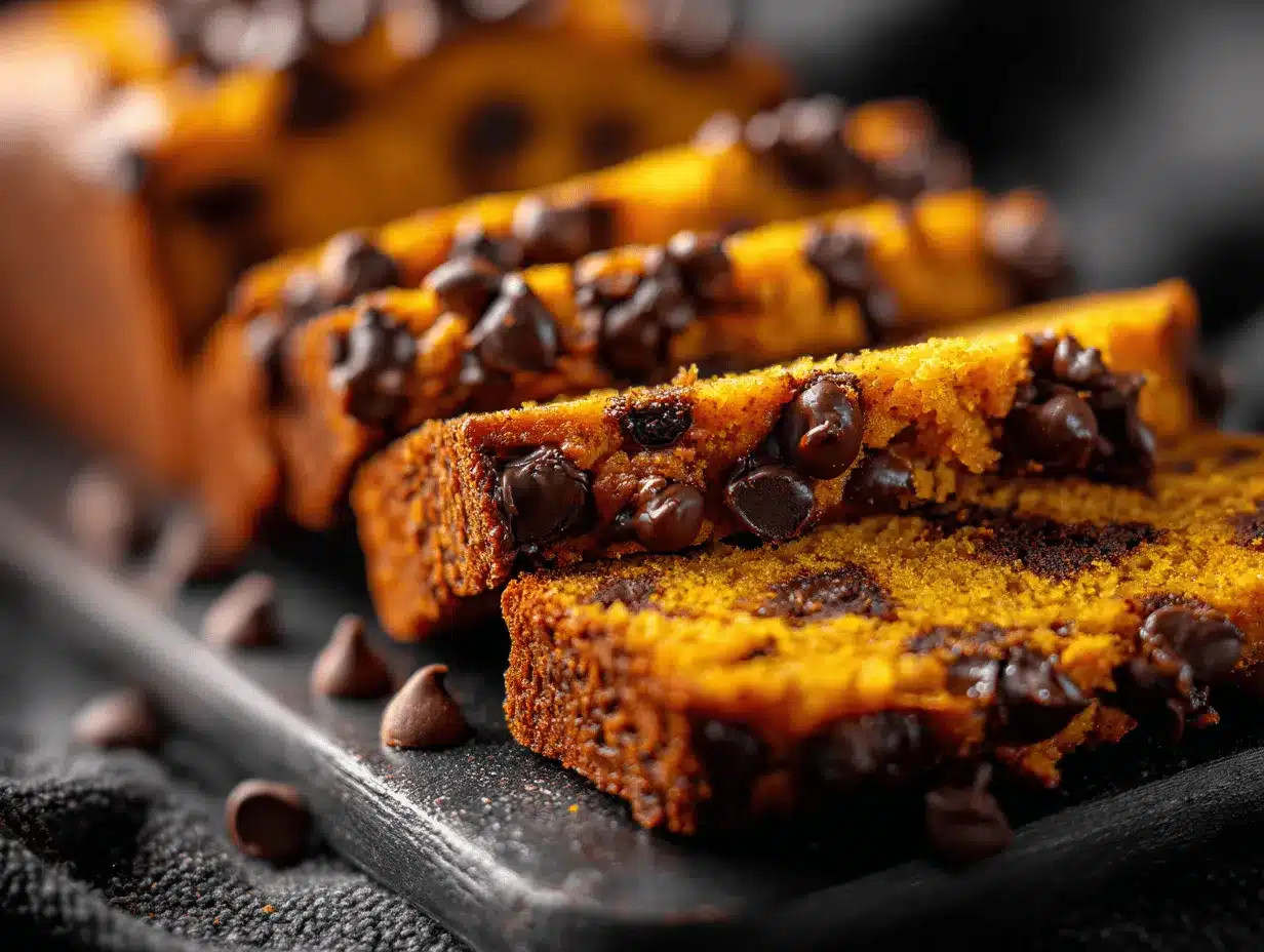 chocolate chip pumpkin bread preparation steps