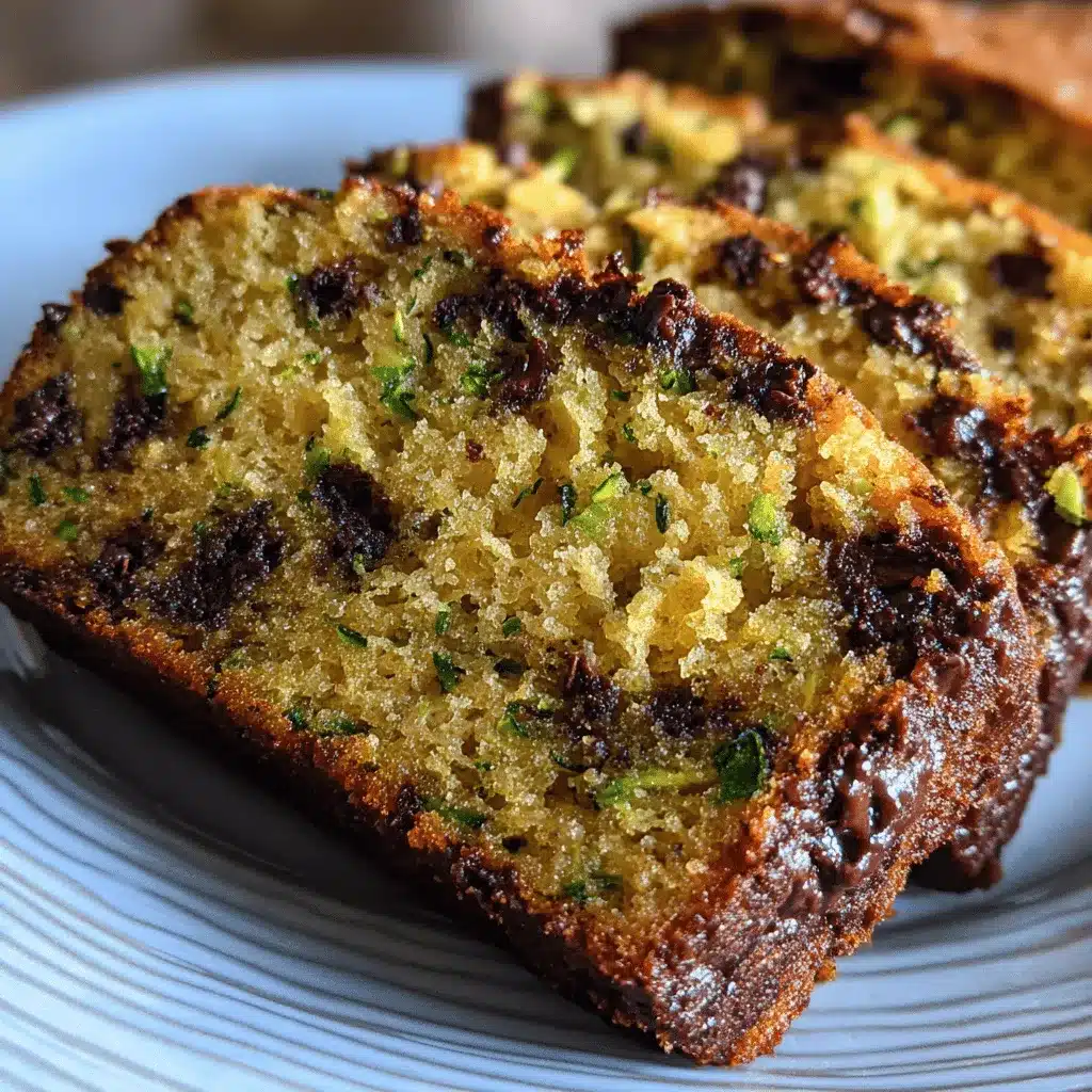 chocolate chip zucchini bread preparation steps