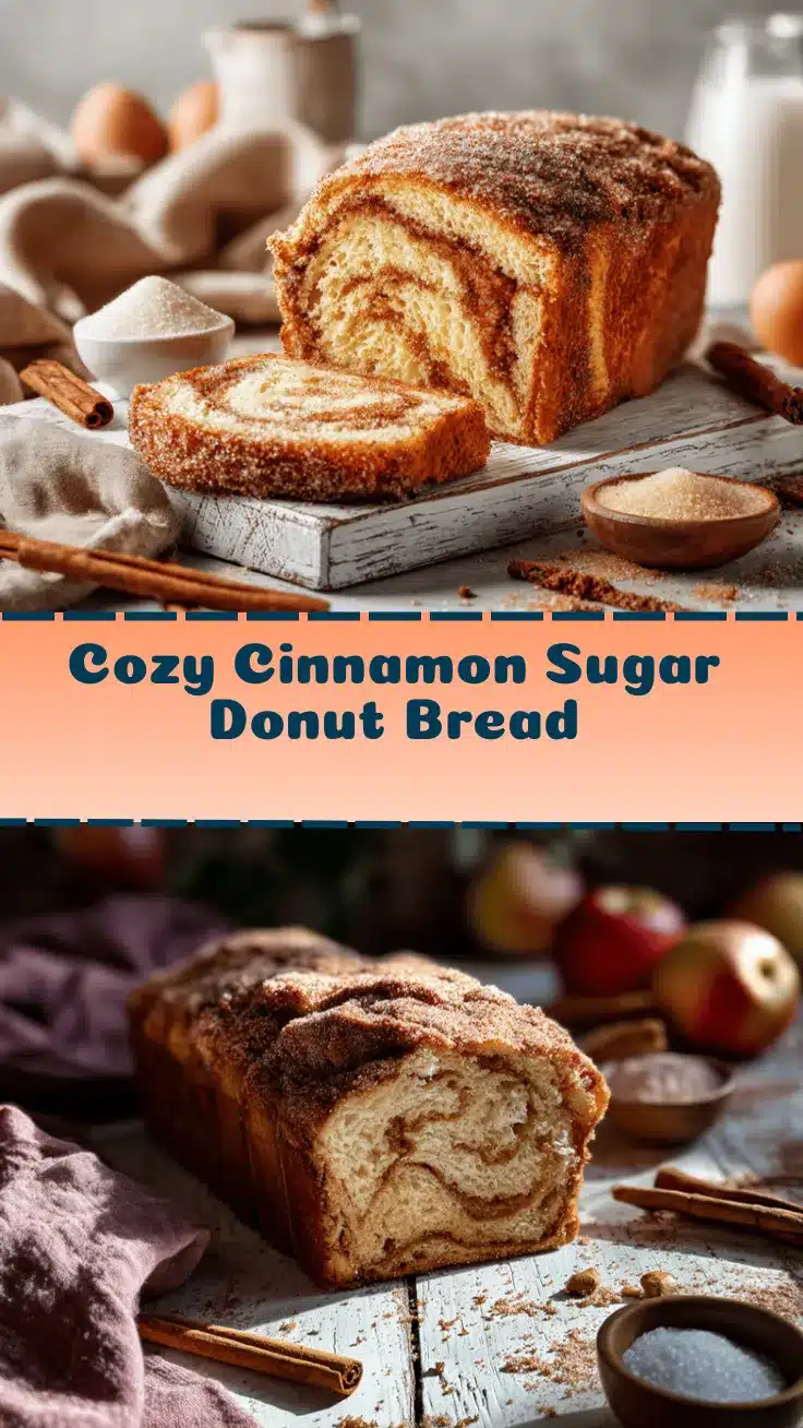 cinnamon sugar donut bread recipe