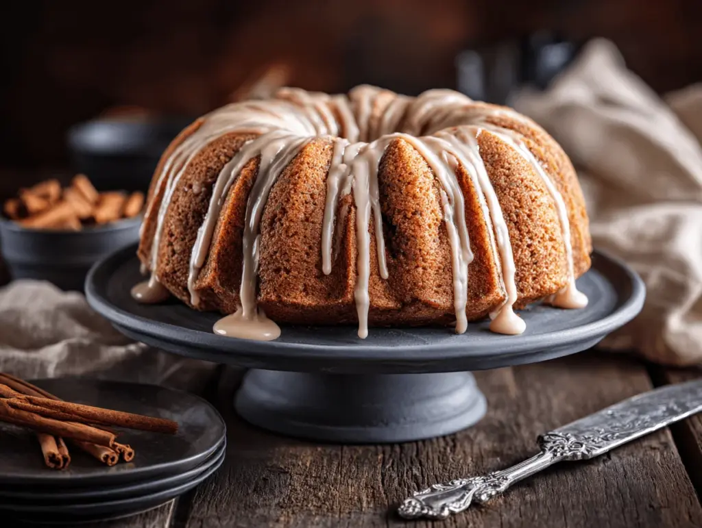 cinnamon swirl Bundt cake - featured image