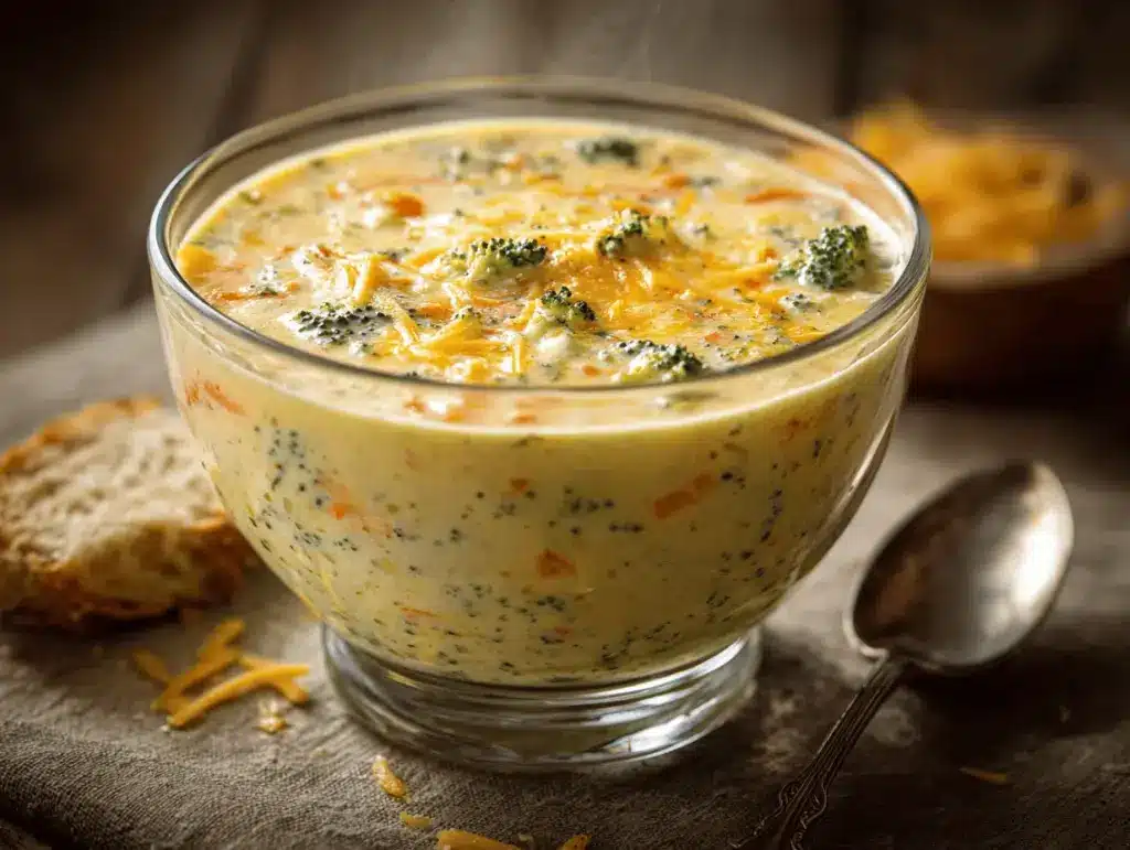 copycat Panera broccoli cheese soup - featured image