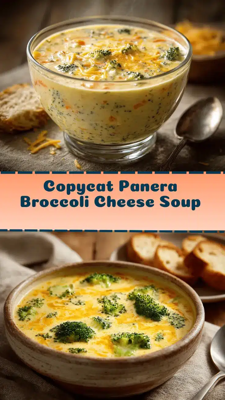 copycat Panera broccoli cheese soup recipe