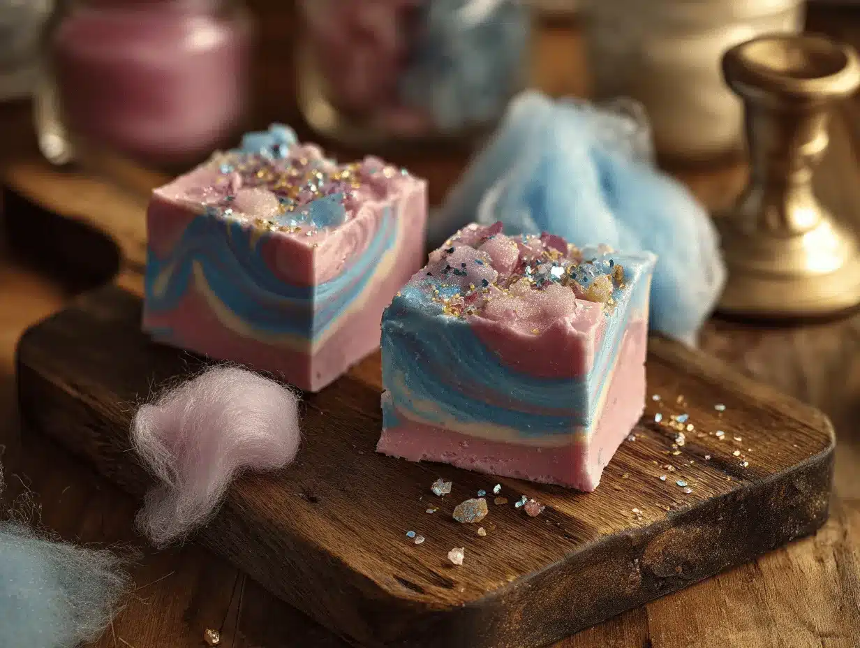 cotton candy fudge preparation steps