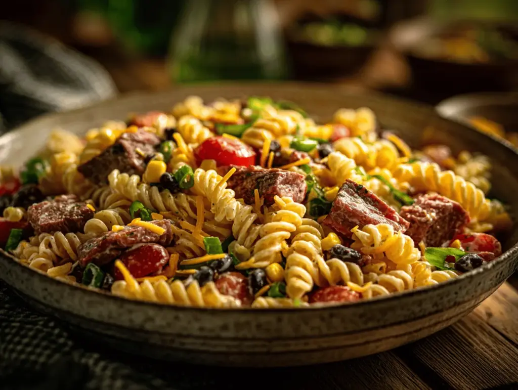 Cowboy Pasta Salad - featured image