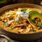 creamy chicken tortilla soup - featured image