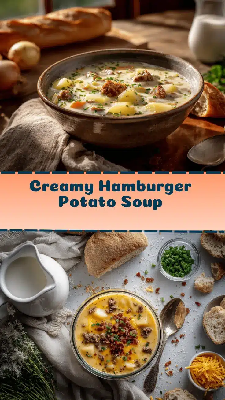 creamy hamburger potato soup recipe