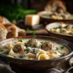 creamy Italian meatball soup - featured image