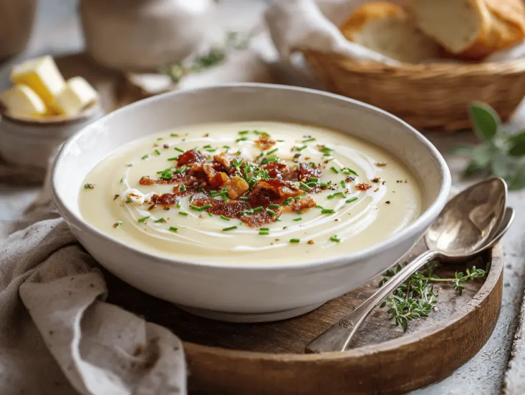 creamy potato soup - featured image