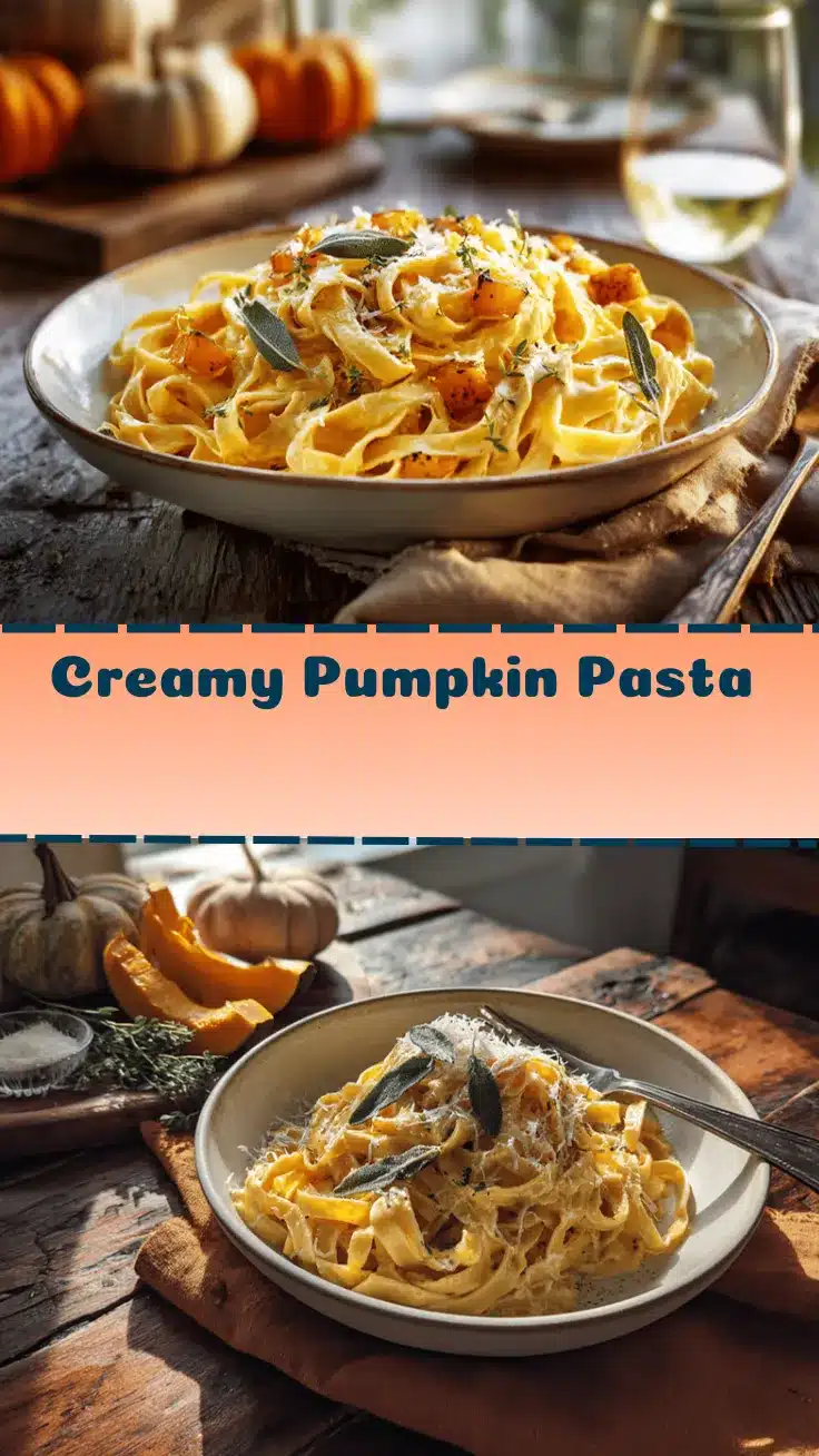 creamy pumpkin pasta recipe