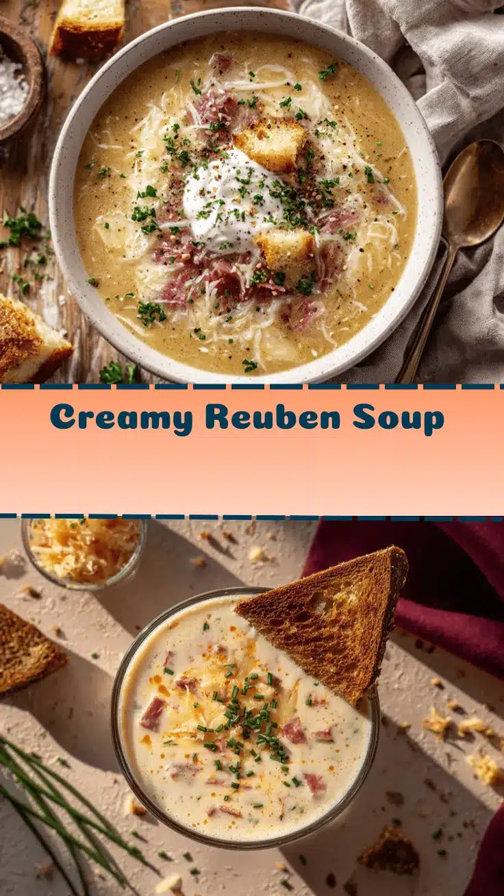 creamy Reuben soup recipe