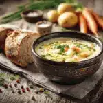 creamy vegetable soup - featured image