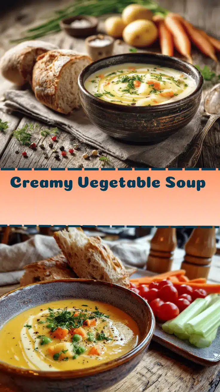 creamy vegetable soup recipe
