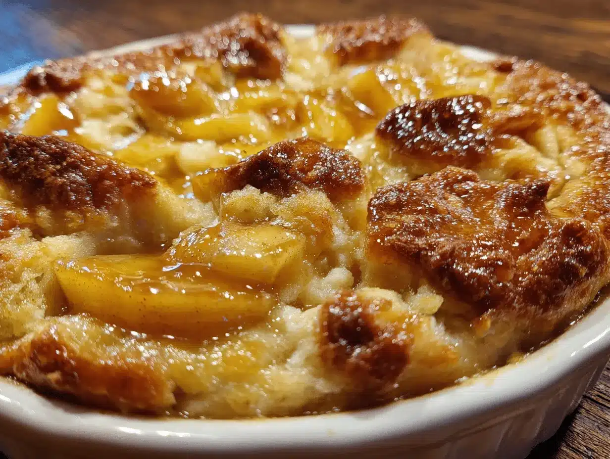 Crockpot Caramel Apple Dump Cake preparation steps
