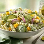 dill pickle pasta salad - featured image