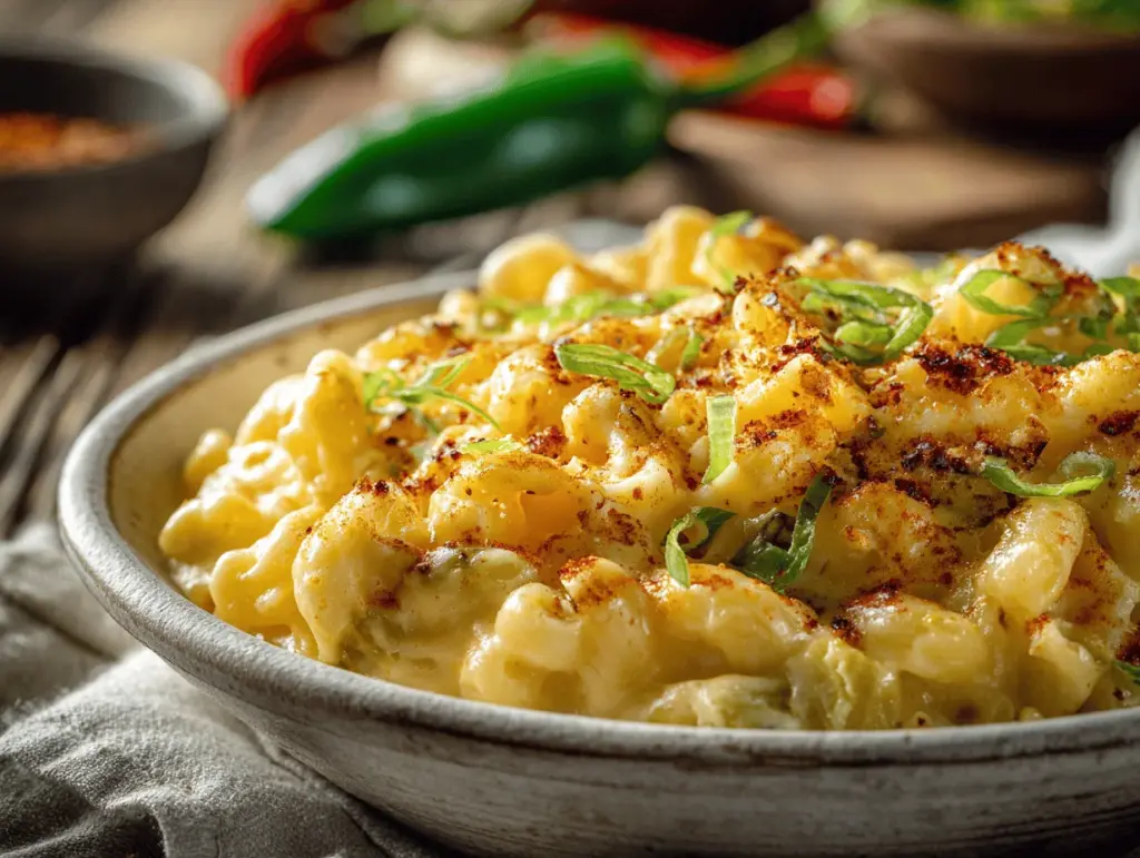 Hatch chile mac and cheese - featured image