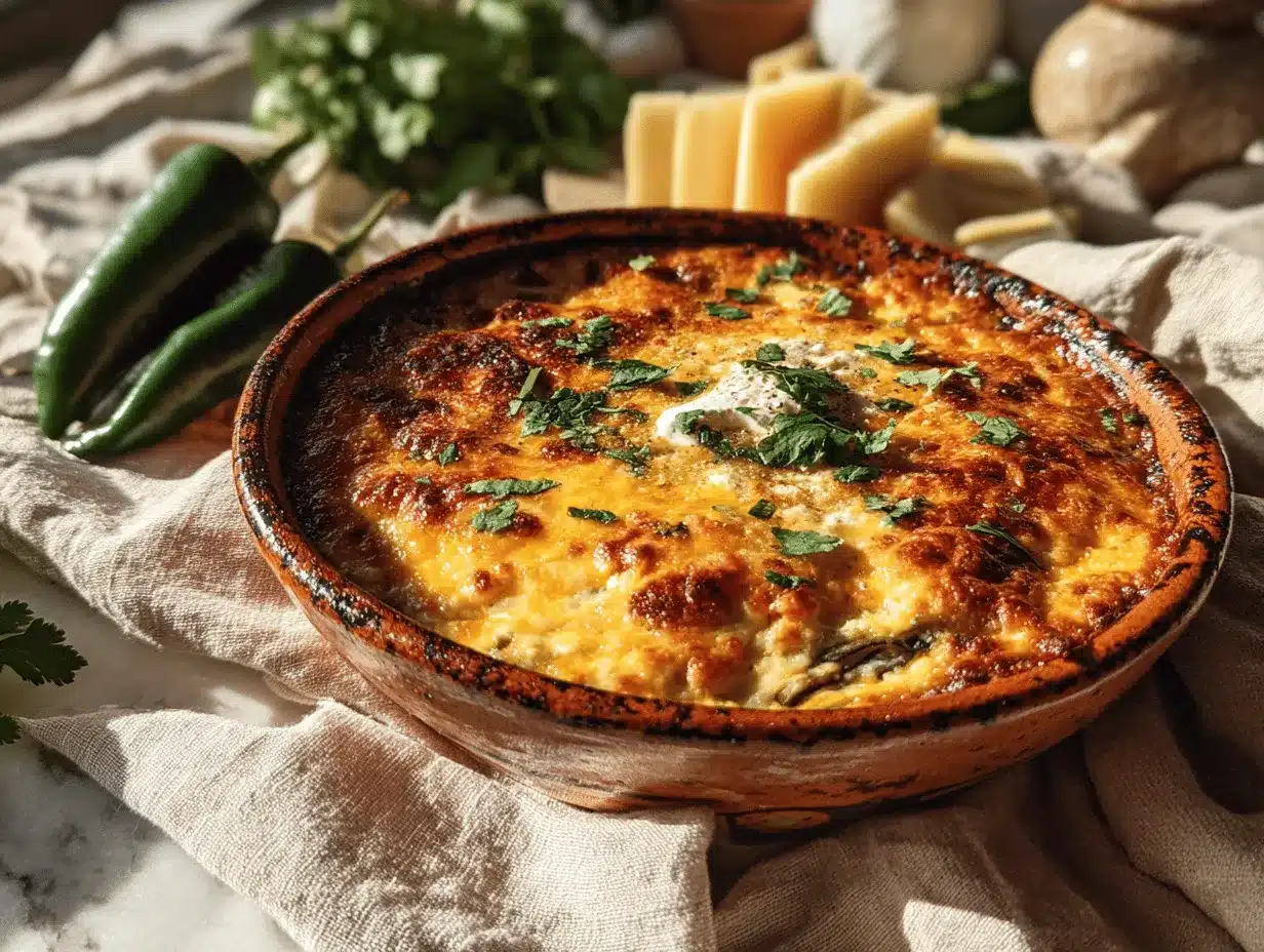 Hatch Chile Relleno Casserole preparation steps