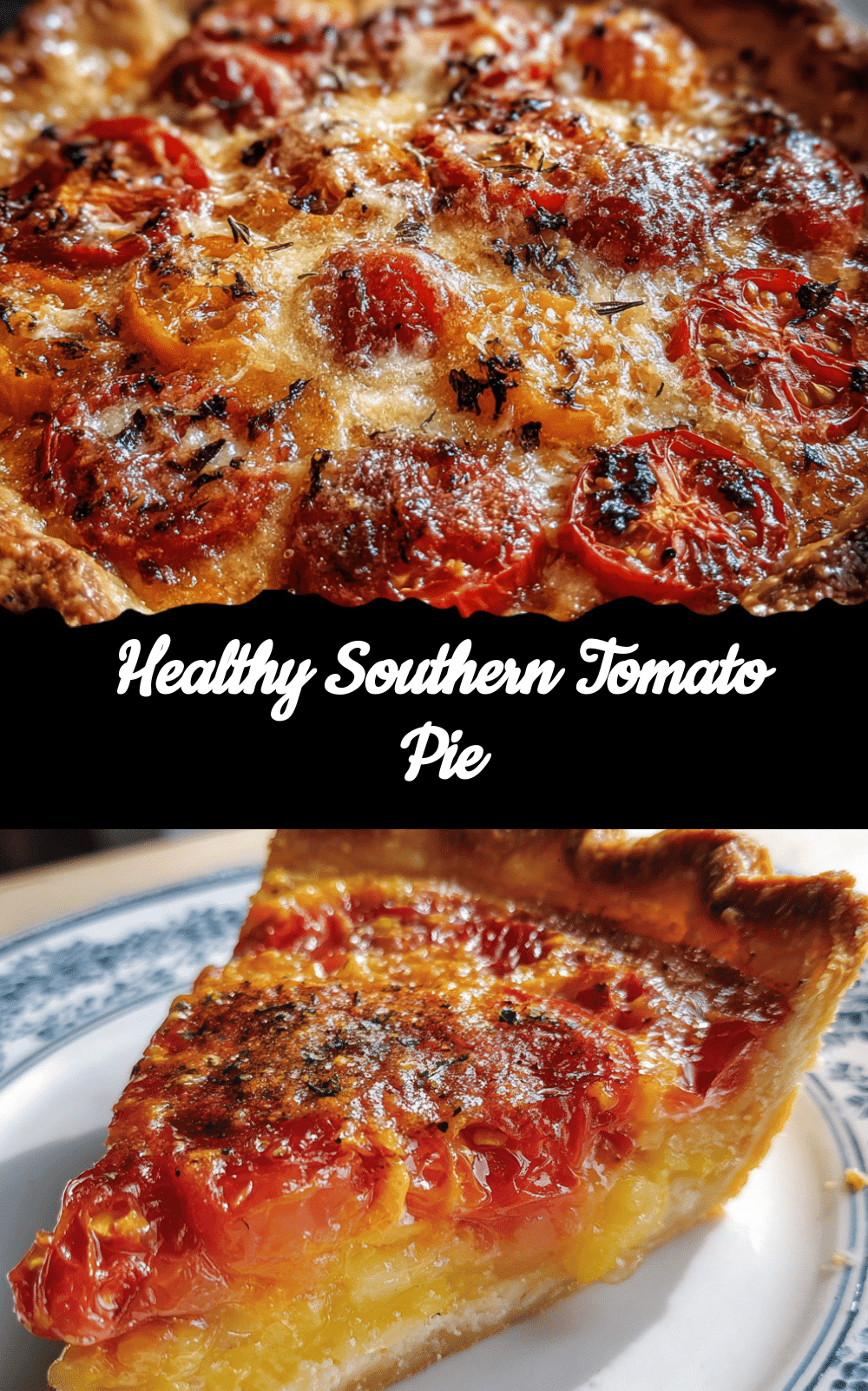 healthy Southern tomato pie recipe