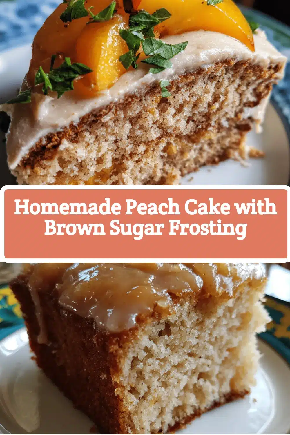 homemade peach cake recipe