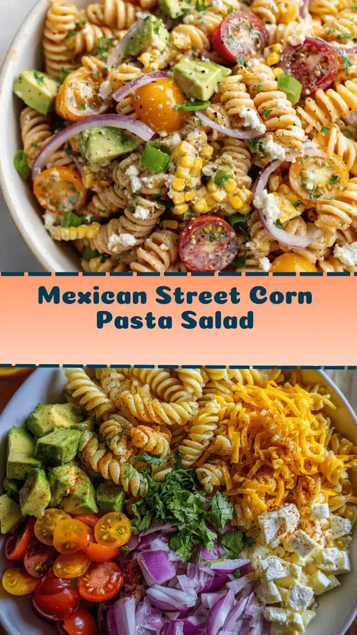 Mexican Street Corn Pasta Salad recipe