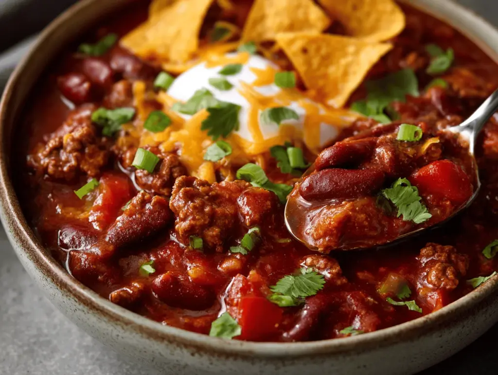 one pot chili recipe - featured image