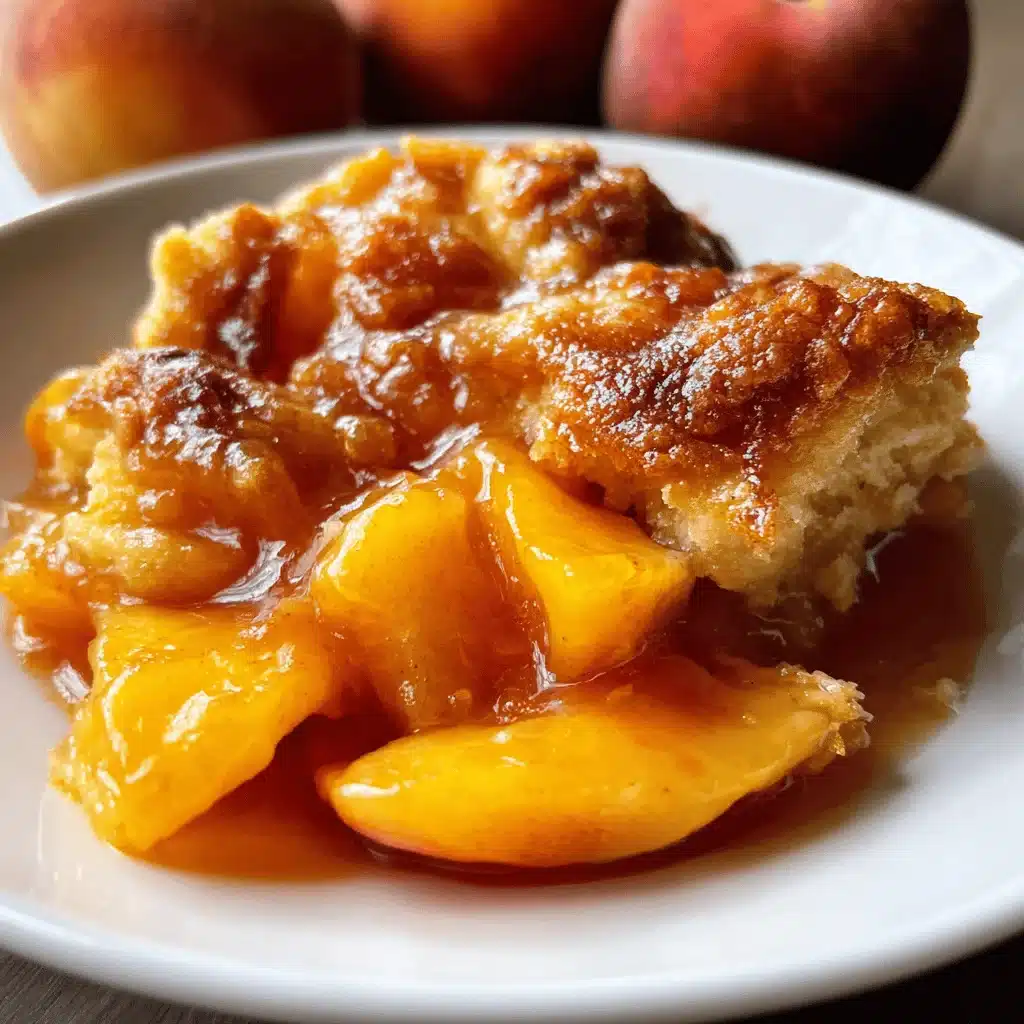 peach cobbler recipe - featured image