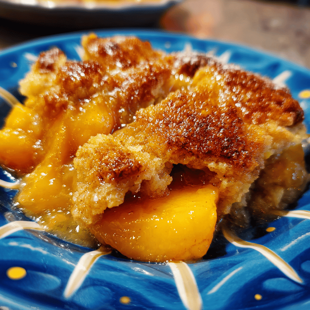 peach cobbler recipe preparation steps