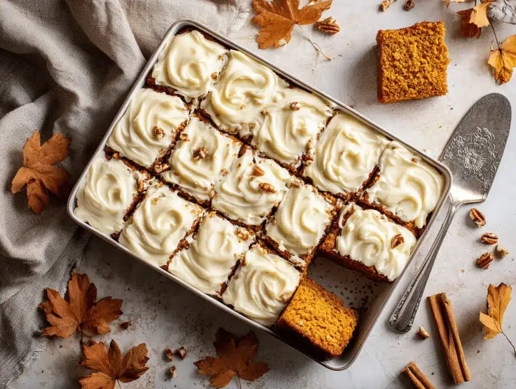 pumpkin bars recipe - featured image