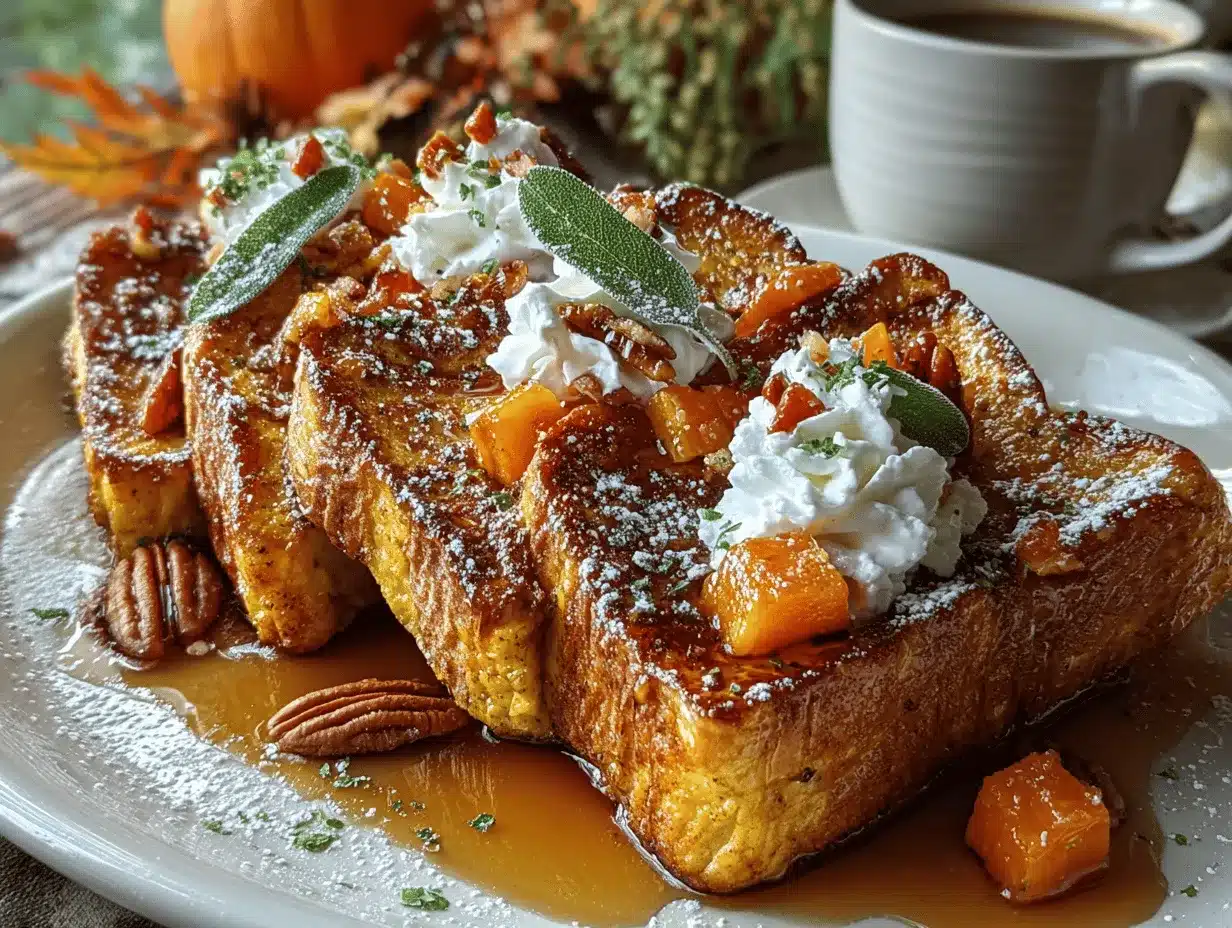 Pumpkin French Toast preparation steps